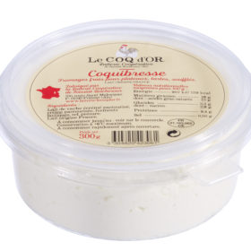 Coquibresse - fromage frais - le coq d'or - laiterie coopérative de Foissiat Lescheroux